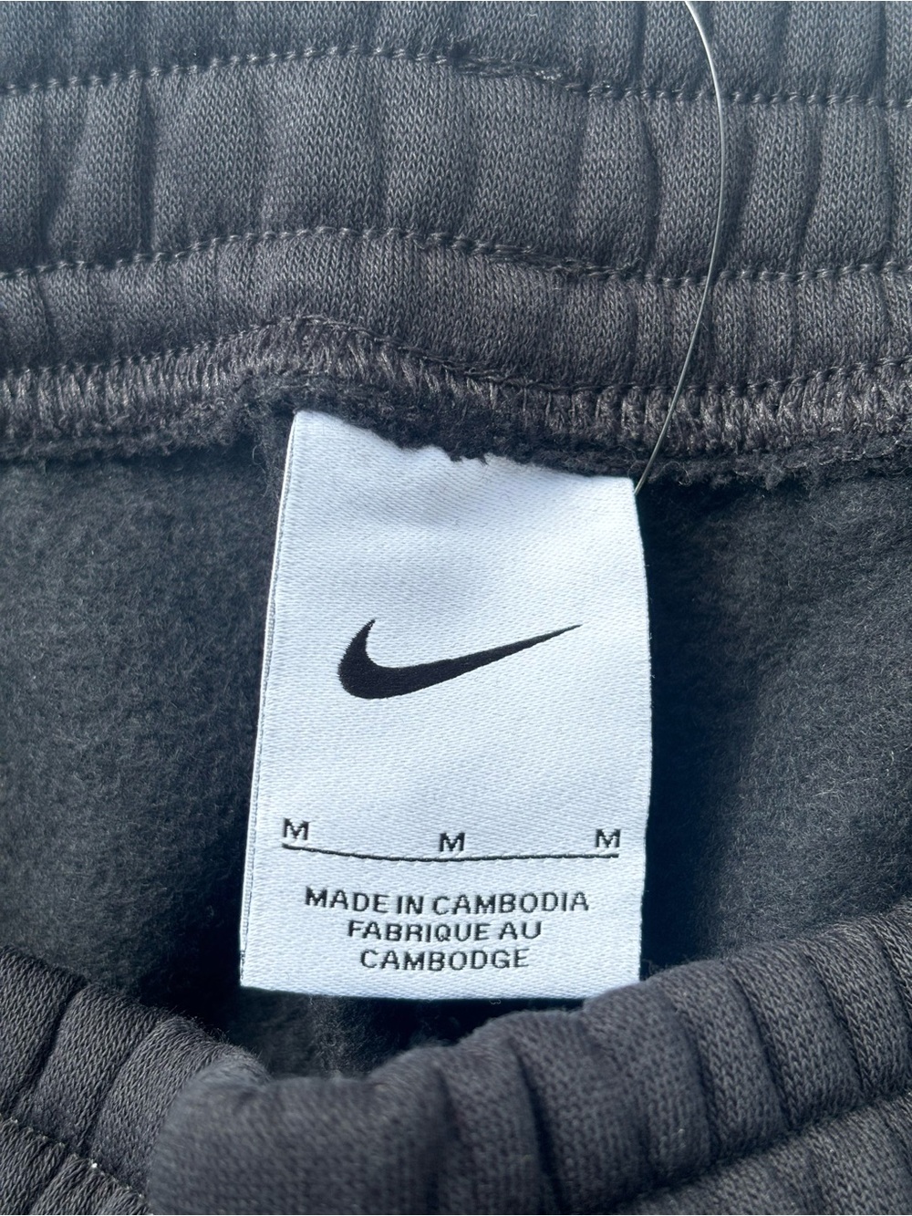 Nike Women NikeCourt Heritage Mid Rise Fleece Tennis Shorts Black M NWT - Picture 7 of 9